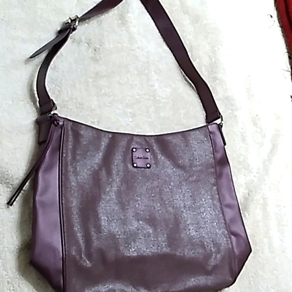Calvin Klein Handbags - CK purple tote purse